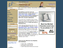 Tablet Screenshot of matshop.ca